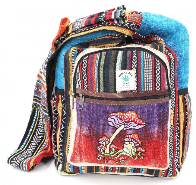 Hemp Bag - Mushroom Frog - Unique-hotRAGS.com