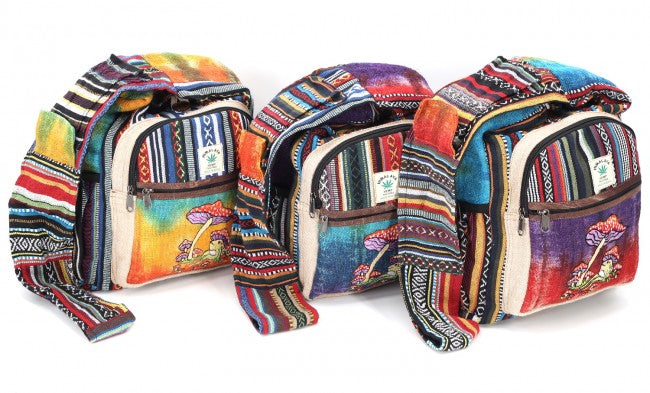 Hemp Bag - Mushroom Frog - Unique-hotRAGS.com