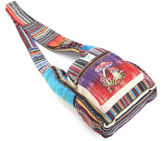 Hemp Bag - Mushroom Frog - Unique-hotRAGS.com