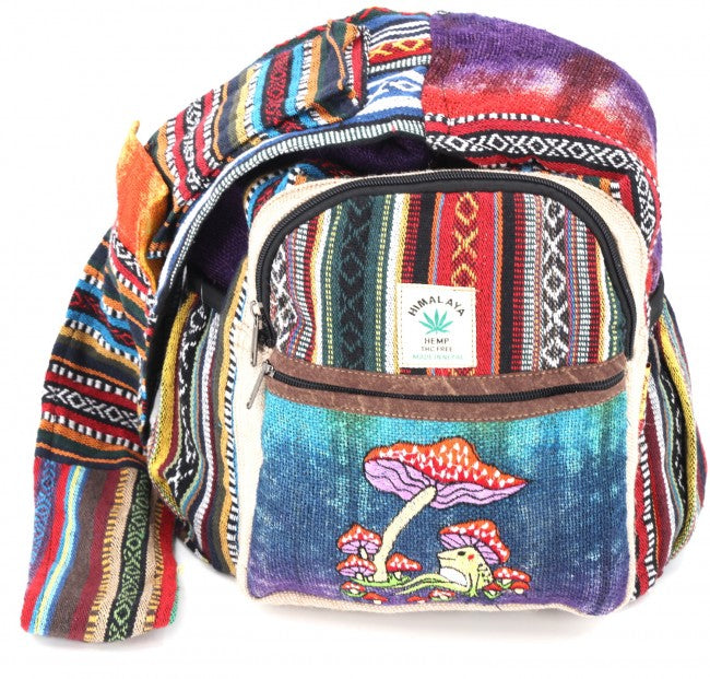 Hemp Bag - Mushroom Frog - Unique-hotRAGS.com