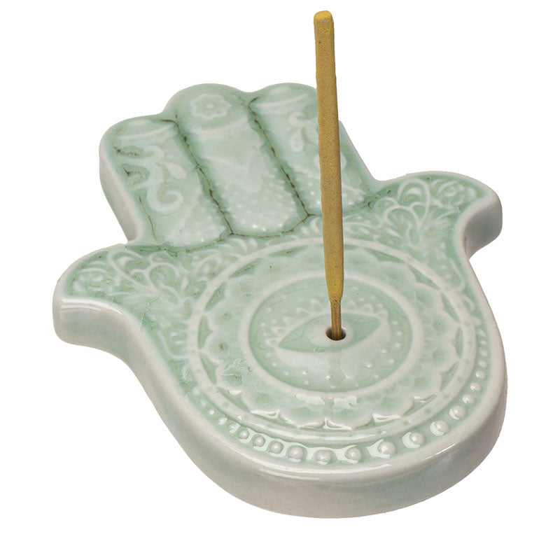 Incense Burner- Hamsa Hand-hotRAGS.com