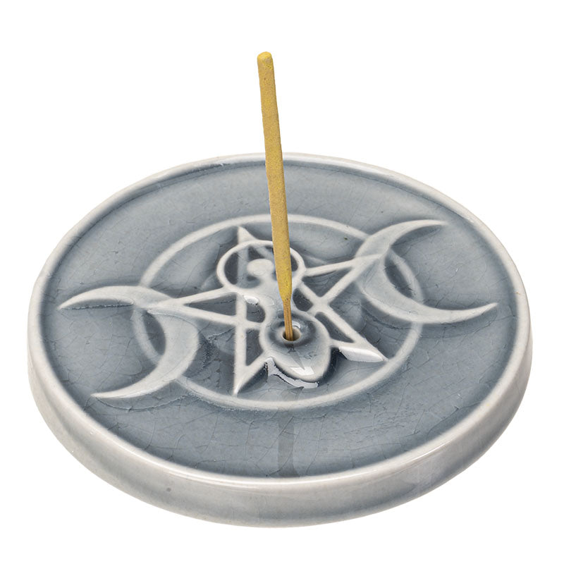 Incense Burner - Triple Moon-hotRAGS.com