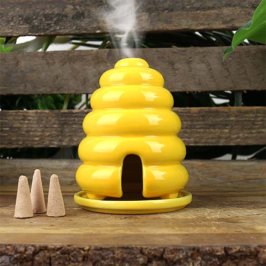 Cone Incense Burner Beehive-hotRAGS.com
