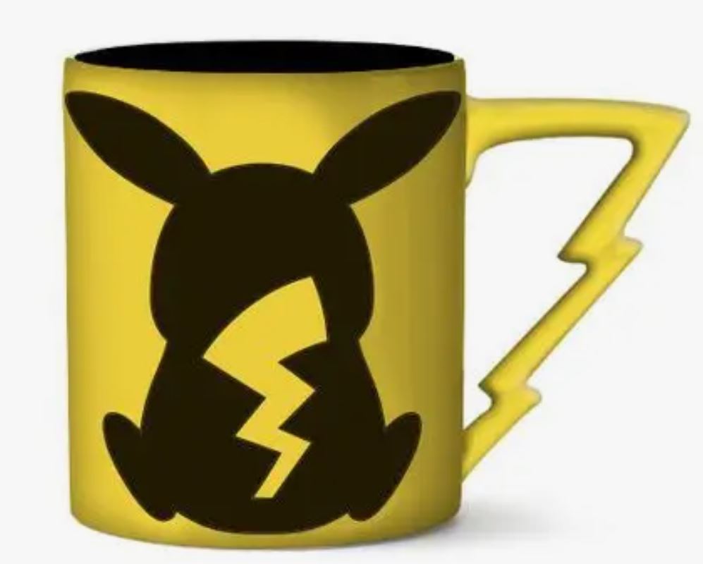 Pokemon Pikachu Back W Bolt 20oz Shaped Handle Ceramic-hotRAGS.com