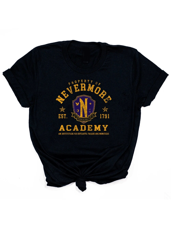 Nevermore Academy T-Shirt-hotRAGS.com