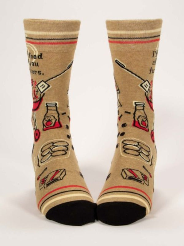 Socks - I'll Feed All You Fuckers - Mens-hotRAGS.com