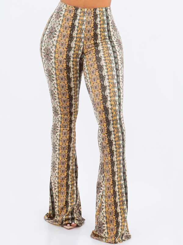 Palazzo Pant - Printed Flared-hotRAGS.com