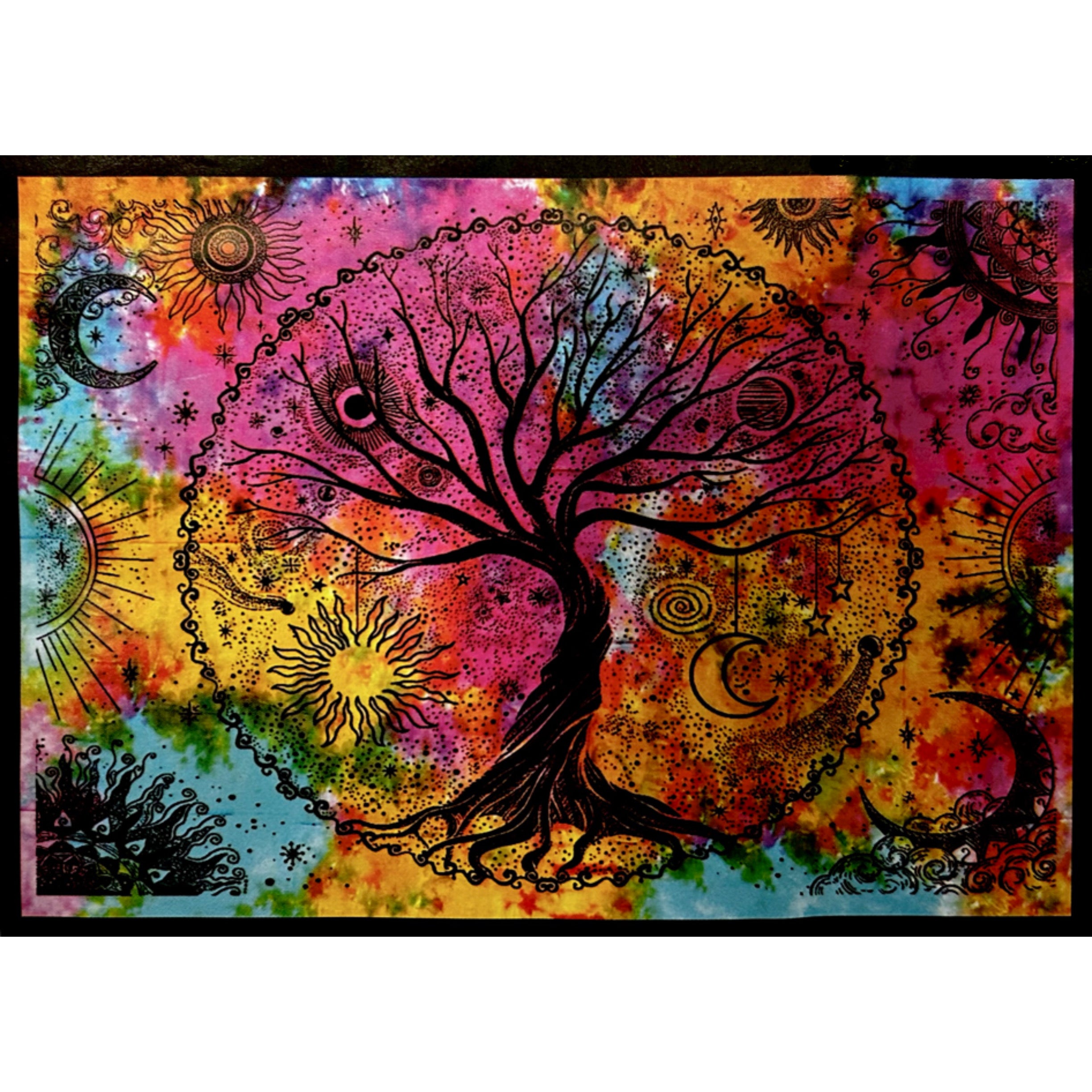 Tapestry - Tree Of Life Sun Moon-hotRAGS.com