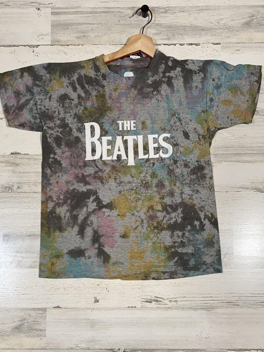 T Shirt - Beatles Logo Dip - Tie Dye-hotRAGS.com