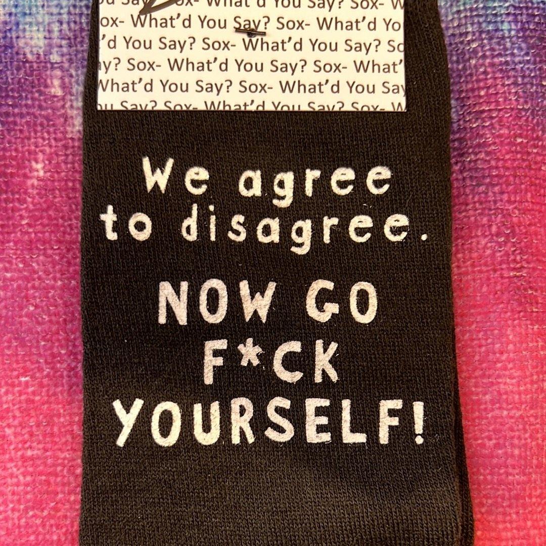Socks - Now Go Fuck Yourself-hotRAGS.com
