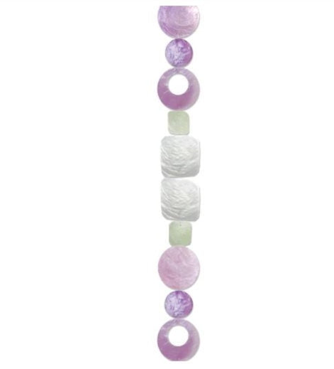Garland - Capiz Shell - Lilac-hotRAGS.com