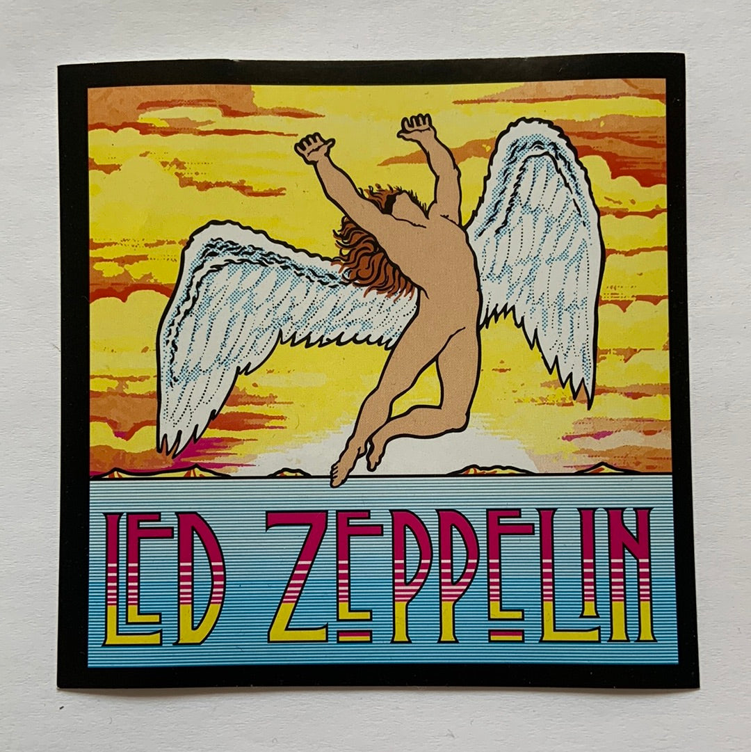 Sticker Led Zeppelin Square-hotRAGS.com