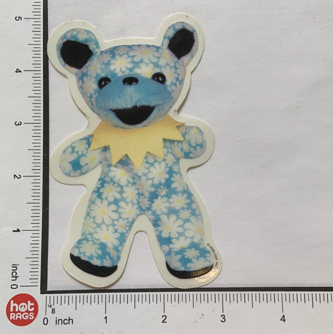 Grateful Dead Dancing Bear Daisy Sticker-hotRAGS.com