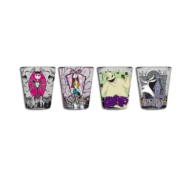 Shot Glass Set - The Nightmare Before Christmas - 4 Pc-hotRAGS.com