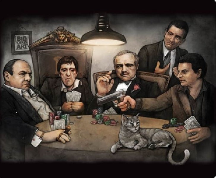 Blanket - Gangsters Playing Poker-hotRAGS.com