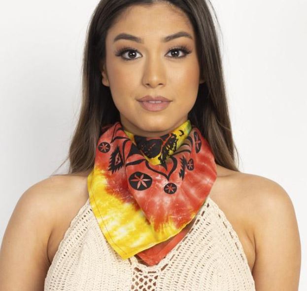 Bandana - Tie Dye Rasta-hotRAGS.com