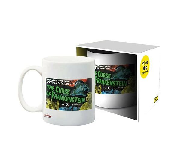 Mug - The Curse Of Frankenstein 11oz. Ceramic Mug-hotRAGS.com