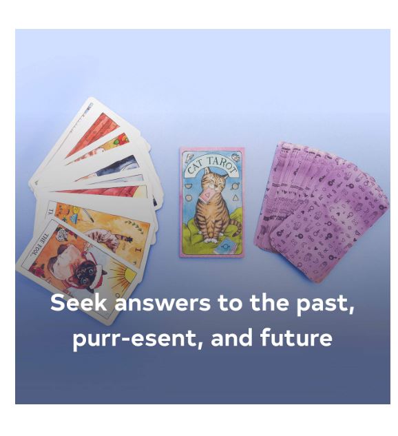 Cat Tarot: 78 Cards & Guidebook-hotRAGS.com