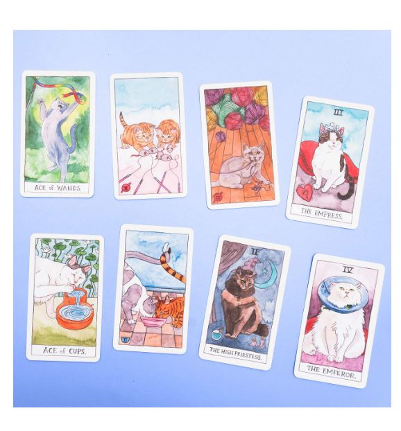 Cat Tarot: 78 Cards & Guidebook-hotRAGS.com
