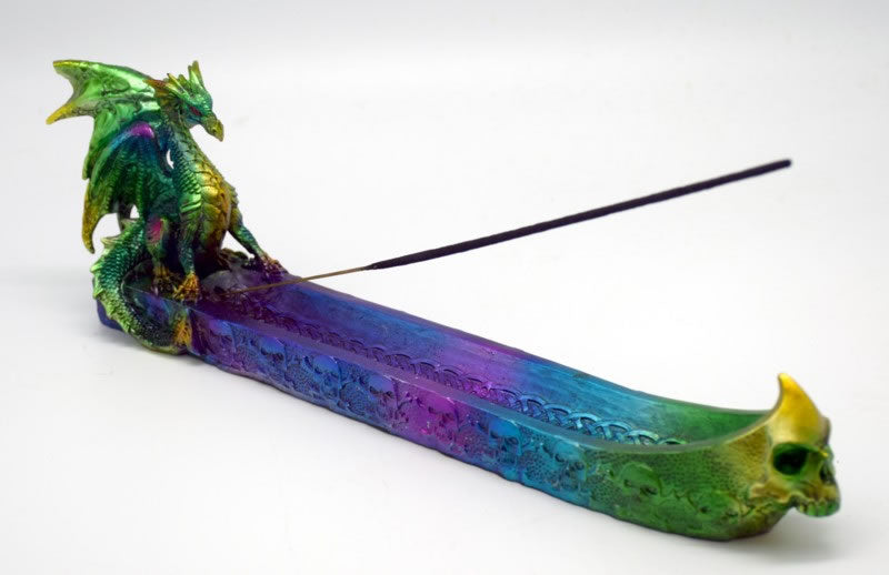 INCENSE BURNER - DRAGON MULTI -COLOR-hotRAGS.com