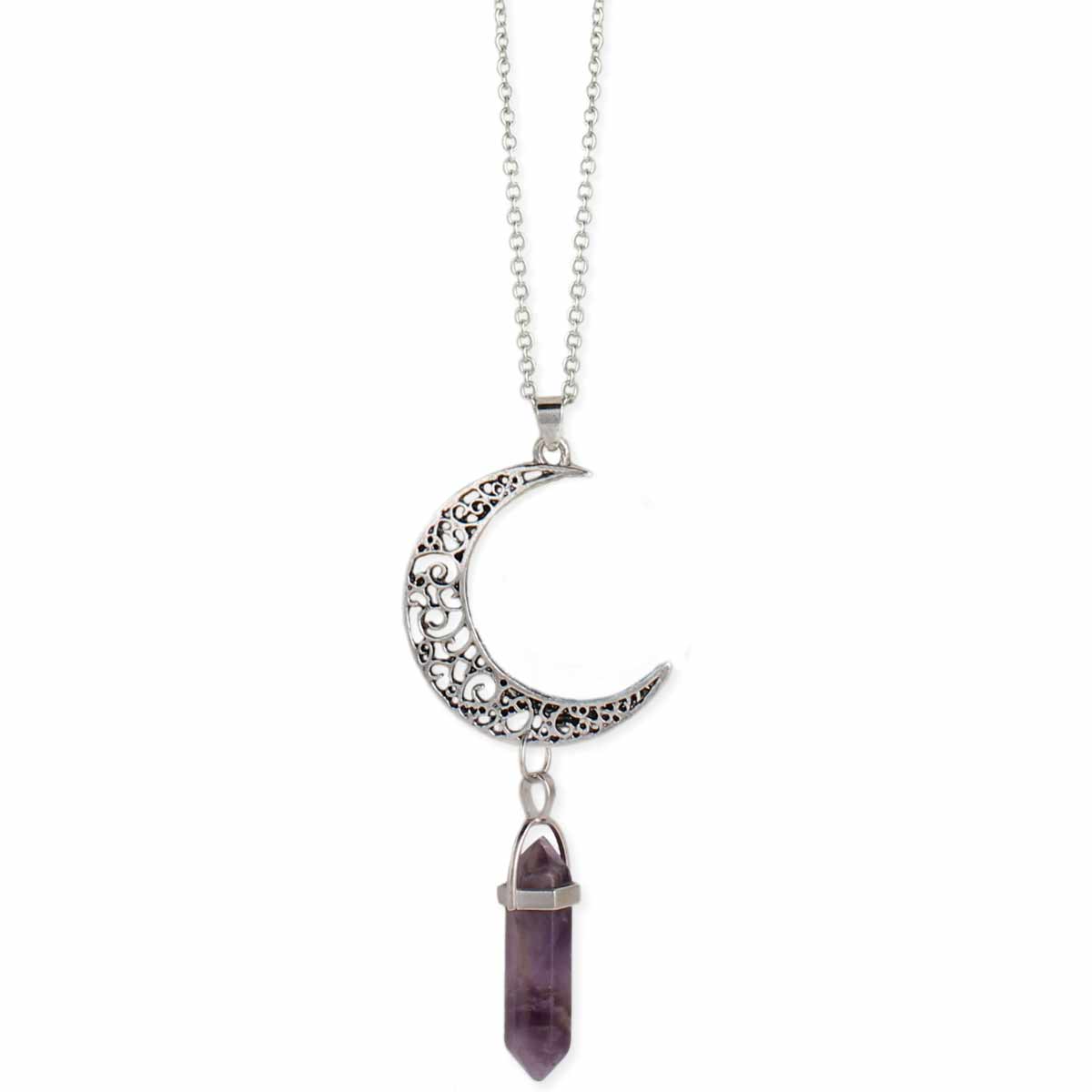 Necklace Moon Amethyst-hotRAGS.com