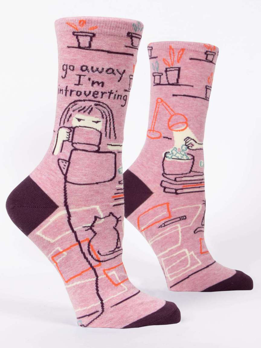Socks - Go Away I'm Introverting-hotRAGS.com