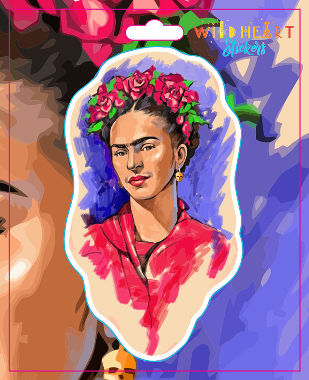 Sticker - Frida - 4.5" - 5"-hotRAGS.com