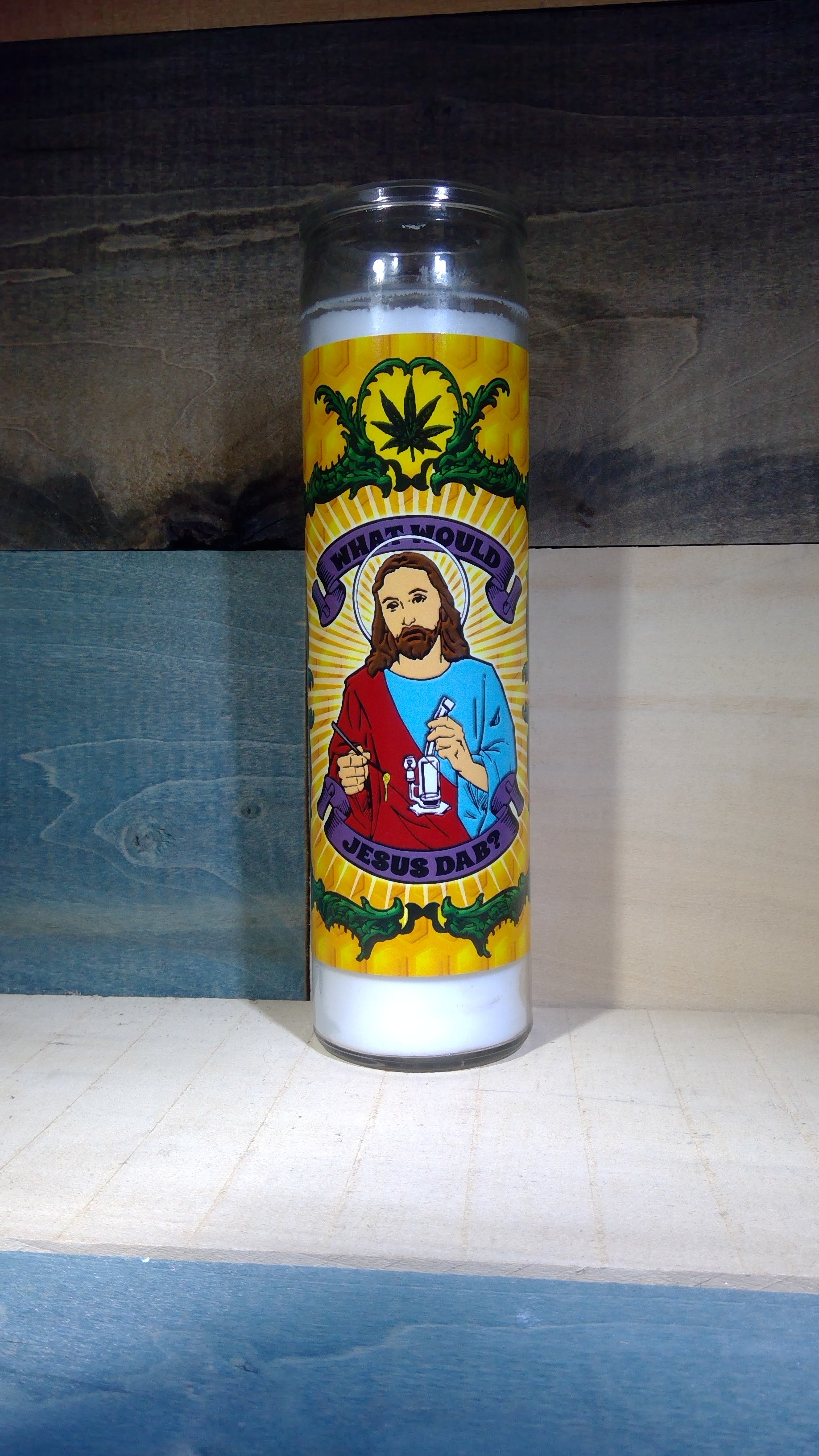 Candle - Cannaritual Prayer-hotRAGS.com