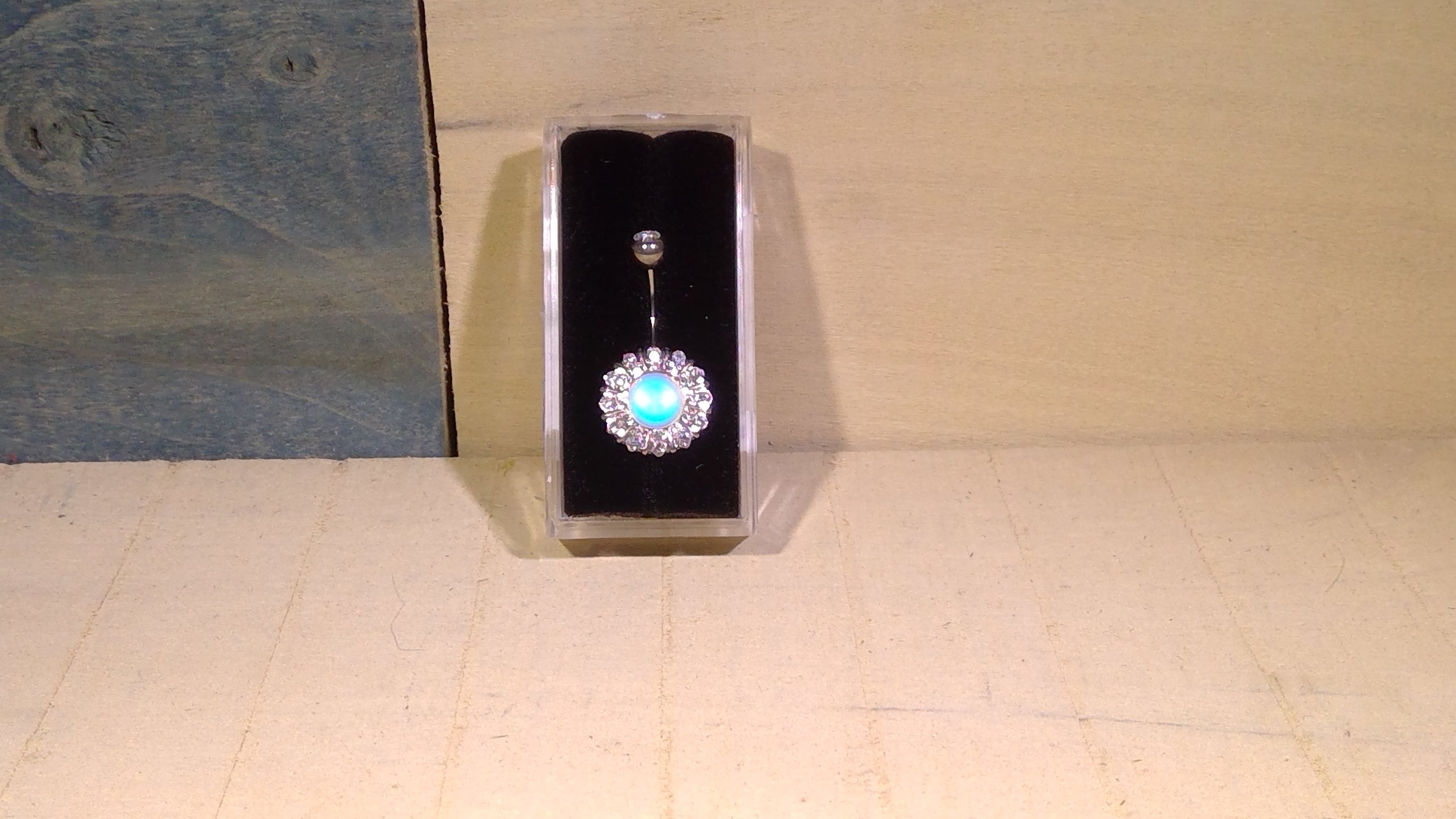 Belly Ring - Clear Revo-hotRAGS.com