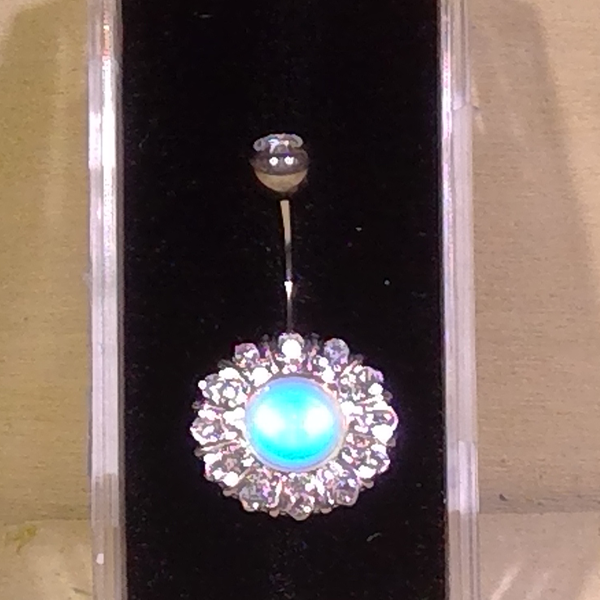 Belly Ring - Clear Revo-hotRAGS.com