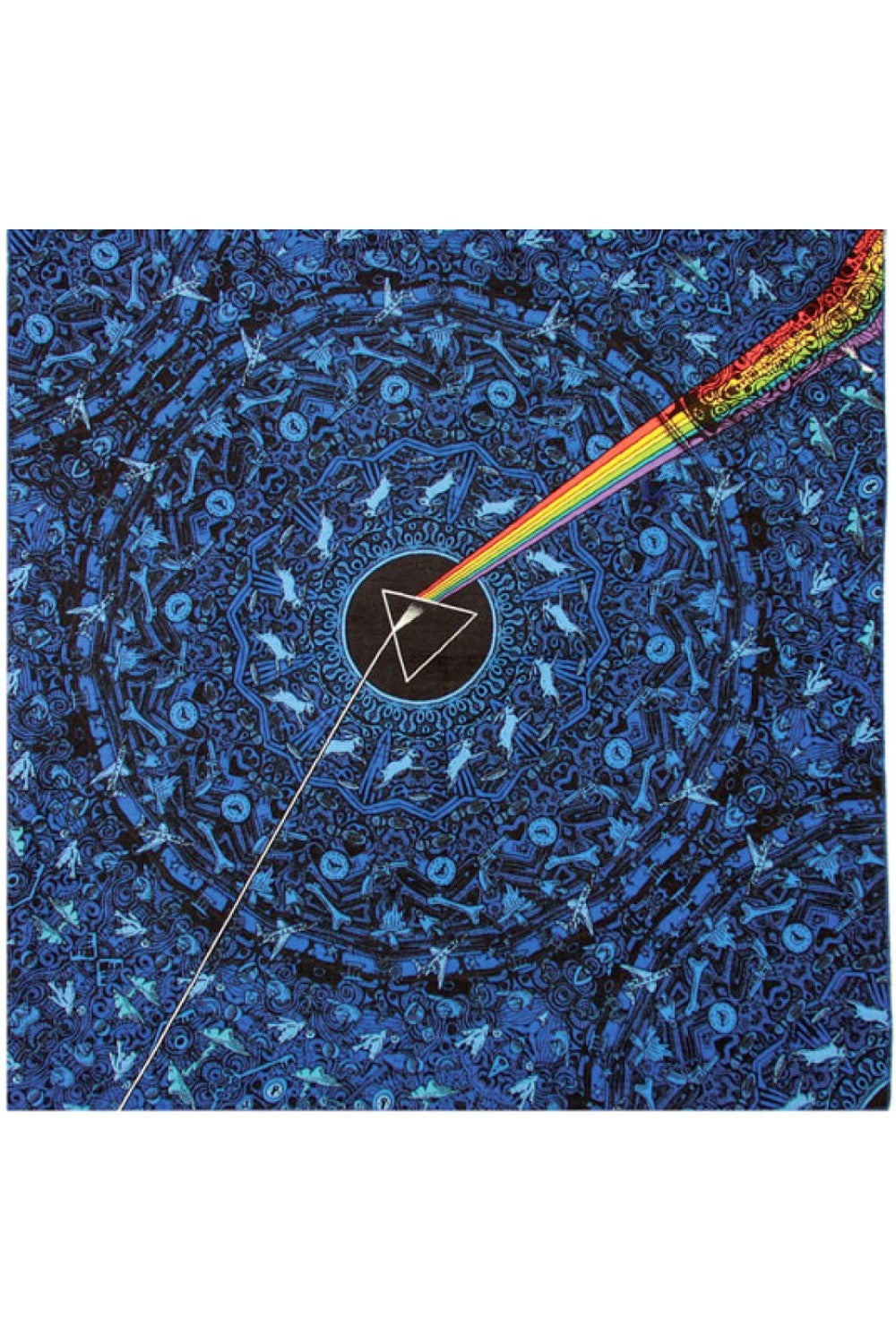 Bandana - Pink Floyd Blue Dark Side Of The Moon-hotRAGS.com