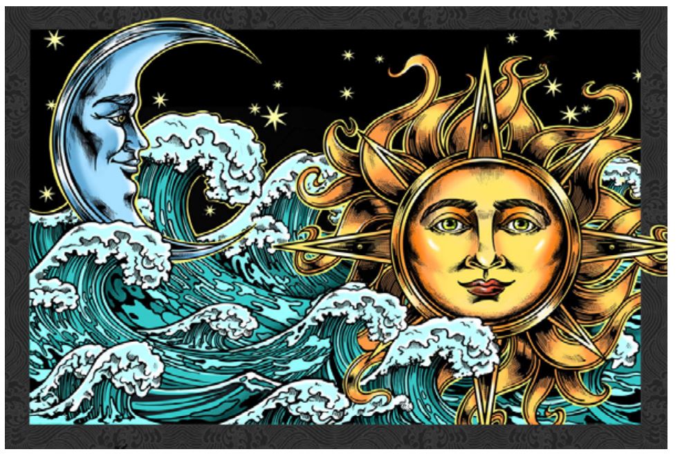 Tapestry Moon Rising