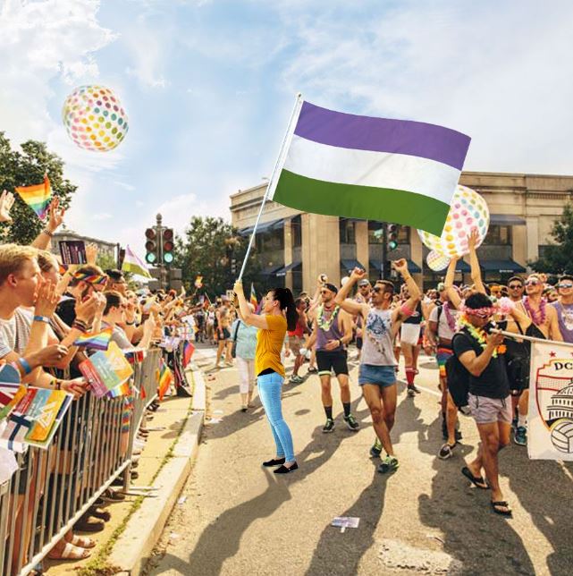 Flag - Genderqueer -3x5-hotRAGS.com