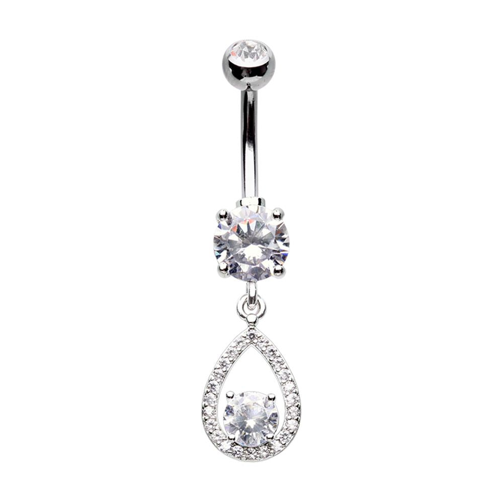 Belly Ring - Cz Multigem-hotRAGS.com