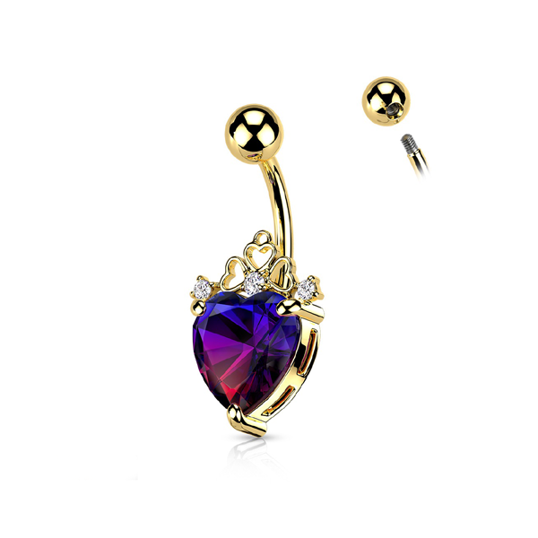 Belly Ring - Heart-hotRAGS.com