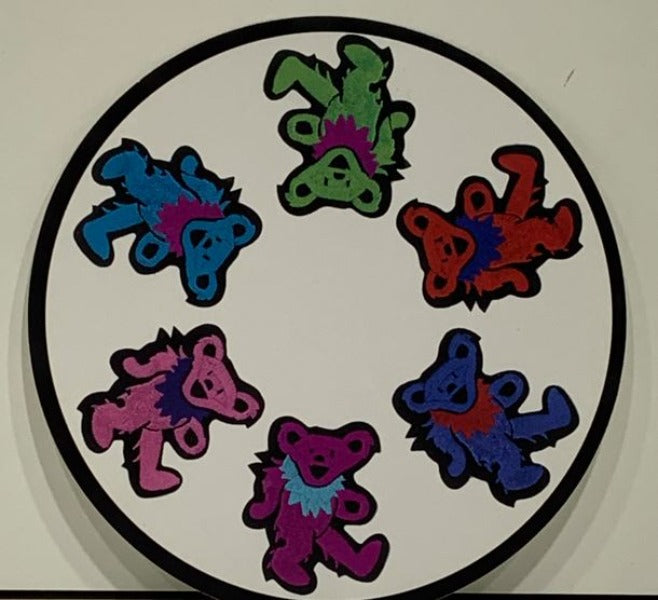 Sticker - Grateful Dead - Circle Bears-hotRAGS.com