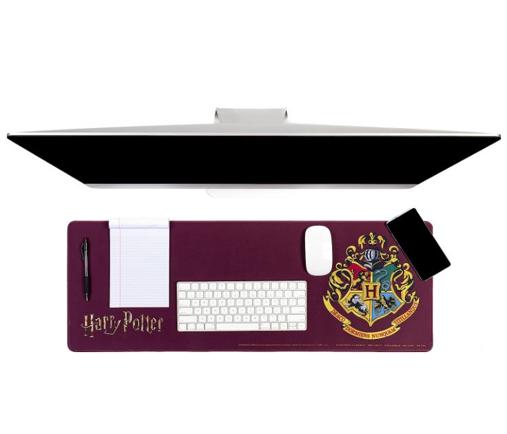 Desk Mat - Harry Potter Hogwarts Crest Large Gaming Mouse Pad for Desk Keyboard Mousepad - Non-Slip-hotRAGS.com