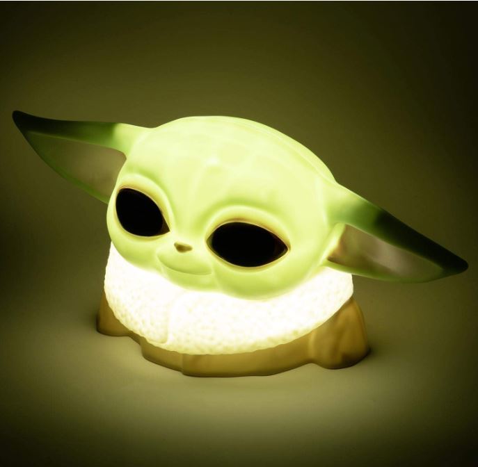 The Mandalorian Baby Yoda Grogu Desktop Light - Officially Licensed Star Wars Merchandise, Plastic-hotRAGS.com