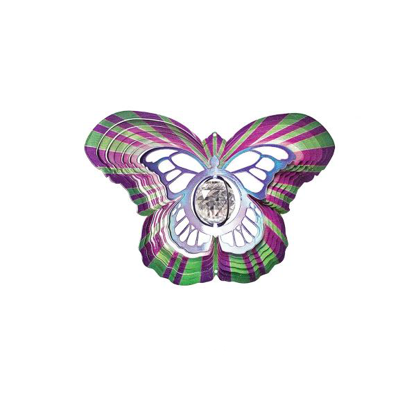 Decorative Wind Spinner - Crystal Butterfly-hotRAGS.com