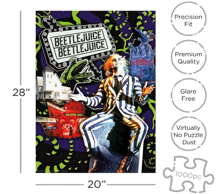 Puzzle -Beetlejuice 1000 Piece-hotRAGS.com