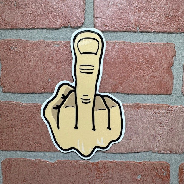 Sticker - Middle Finger-hotRAGS.com