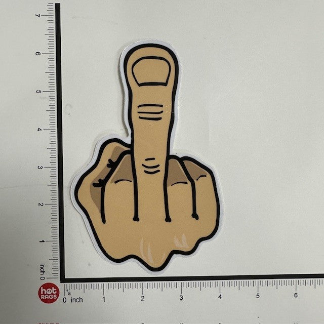 Sticker - Middle Finger-hotRAGS.com