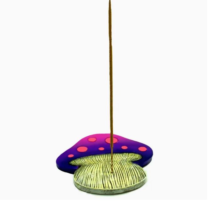 Incense Burner Mushroom Flat-hotRAGS.com