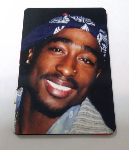 Tin Sign - Tupac Blue - 4 X 6-hotRAGS.com