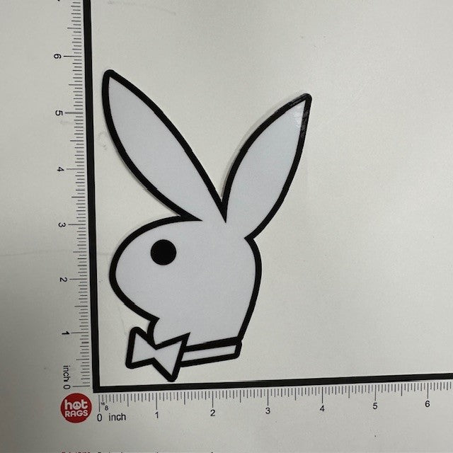 Sticker - Playboy Bunny - White-hotRAGS.com