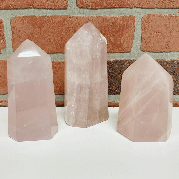 Rose Quartz Crystal Tower - Large-hotRAGS.com