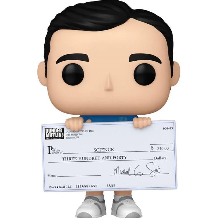 Funko Pop! TV: The Office - Michael with Check-hotRAGS.com