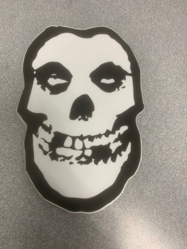 Sticker - Misfits White/Black Skull-hotRAGS.com