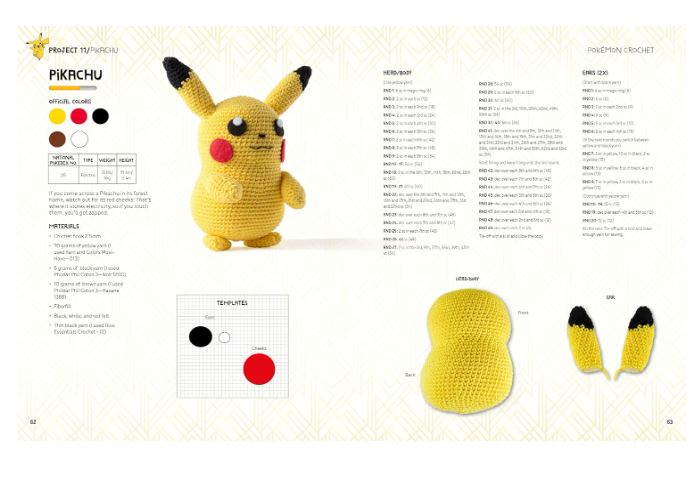 Book - Pokémon Crochet: Bring your favorite Pokémon to life with 20 cute crochet patterns.-hotRAGS.com