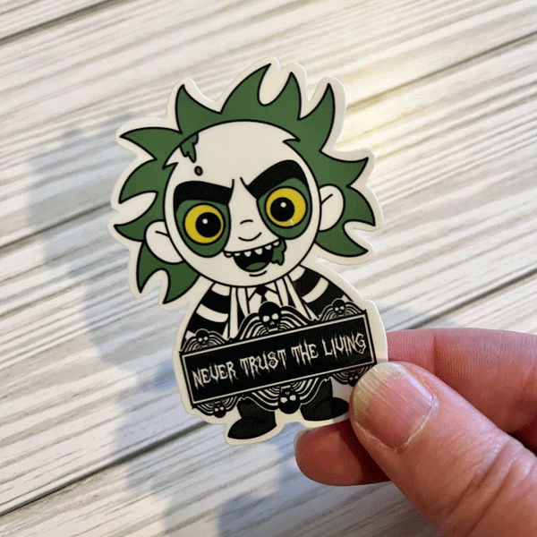 Sticker Beetlejuice Horror-hotRAGS.com